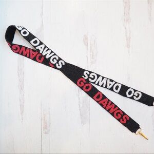 Collegiate Georgia Bulldogs Game Day Beaded Purse Strap